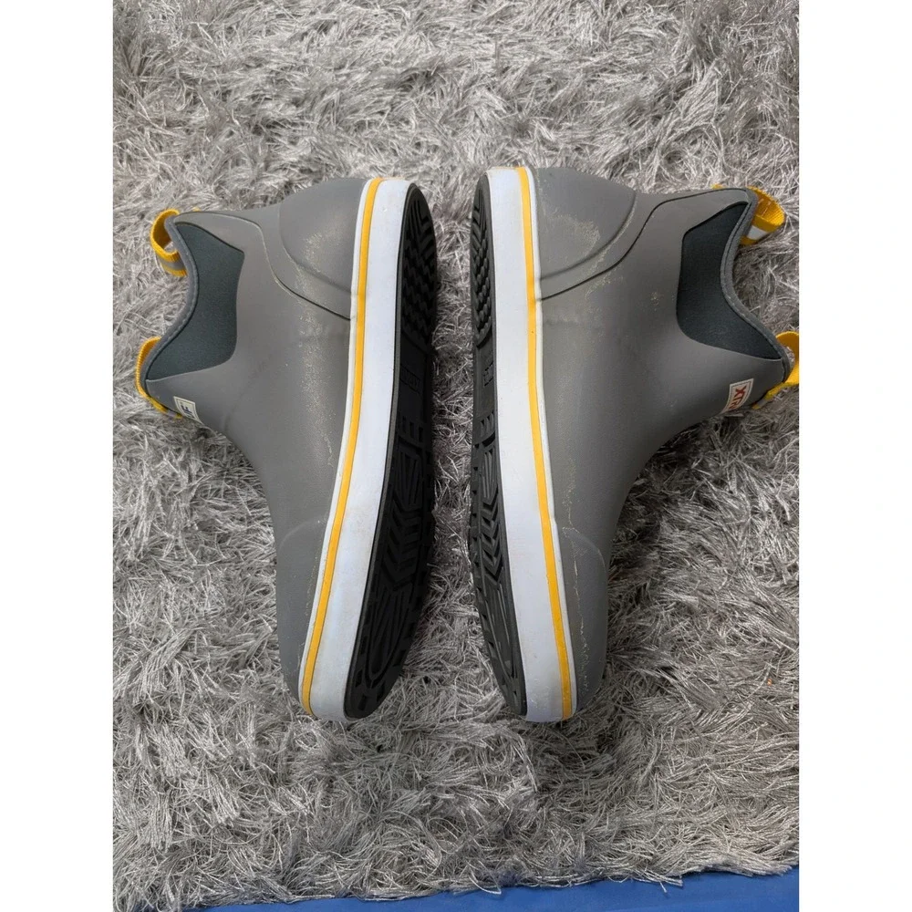 XTRATUF Mens 6 Inch Ankle Deck Boot Grey Waterproof Fishing Rain Boots 6085